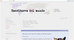 Desktop Screenshot of escritoresdelmundo.com