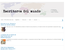 Tablet Screenshot of escritoresdelmundo.com